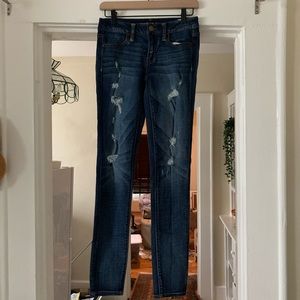 American Eagle Distressed Skinny Jeans Jegging